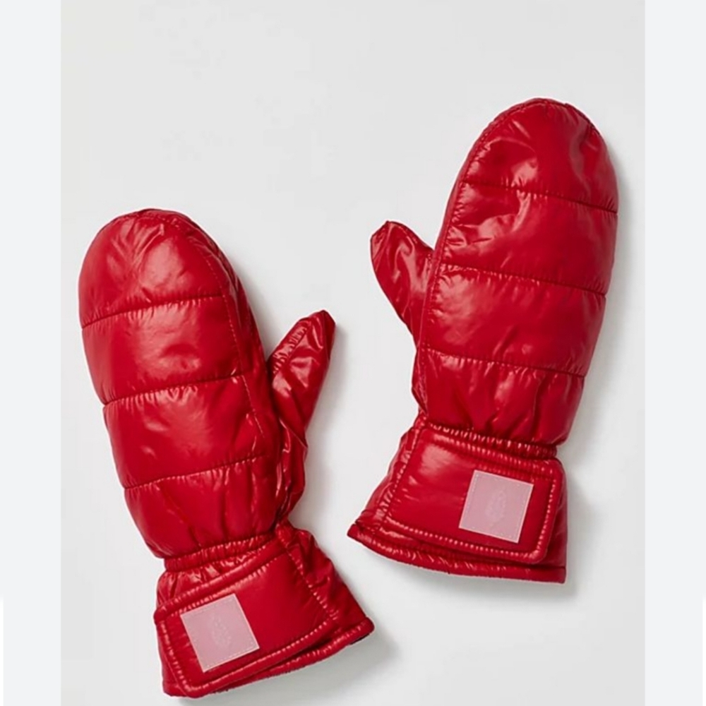 Free People Red Mittens